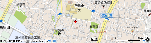 静岡県富士市伝法3134周辺の地図