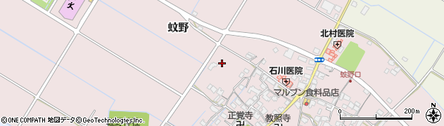 滋賀県愛知郡愛荘町蚊野2710周辺の地図