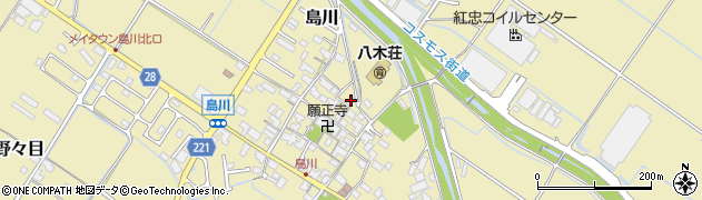 滋賀県愛知郡愛荘町島川1201周辺の地図