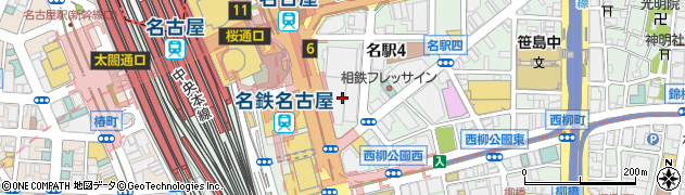 ＳＭＢＣ信託銀行　名古屋駅前支店周辺の地図