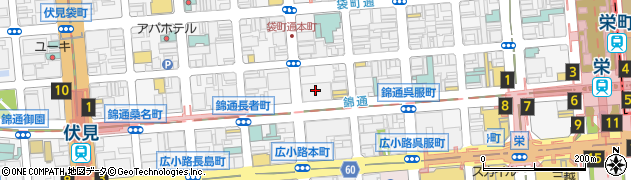 株式会社かんぽ生命保険　名古屋法人支店周辺の地図