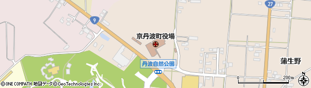 京丹波町役場　福祉支援課周辺の地図