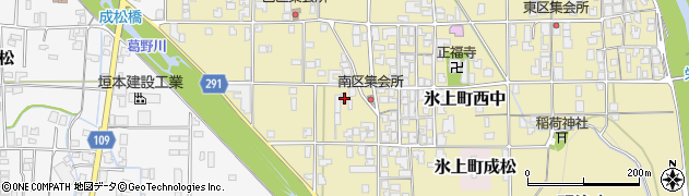 兵庫県丹波市氷上町西中452周辺の地図