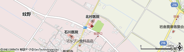 滋賀県愛知郡愛荘町蚊野1744周辺の地図
