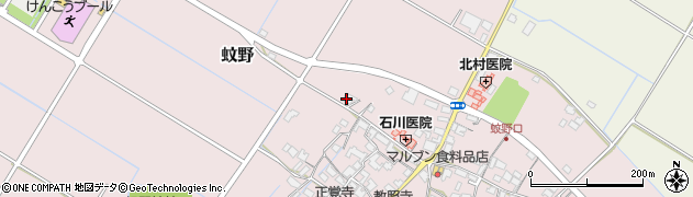 滋賀県愛知郡愛荘町蚊野1901周辺の地図