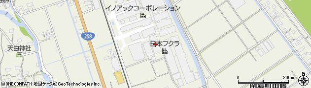 日本フクラ株式会社　南濃工場周辺の地図