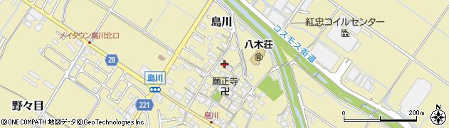 滋賀県愛知郡愛荘町島川1210周辺の地図