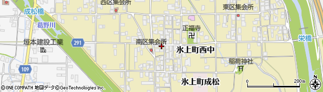 兵庫県丹波市氷上町西中459周辺の地図