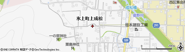 兵庫県丹波市氷上町上成松242周辺の地図