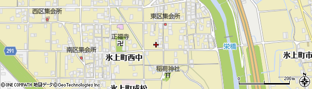 兵庫県丹波市氷上町西中123周辺の地図
