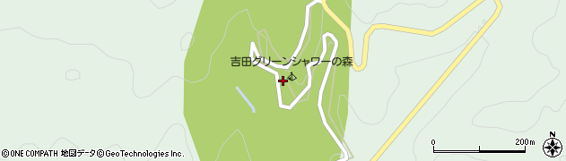菅谷たたら山内受付事務所周辺の地図