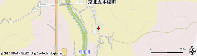 京都府京都市右京区京北五本松町（垣内）周辺の地図