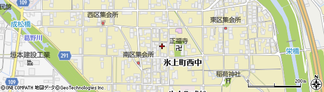 兵庫県丹波市氷上町西中260周辺の地図