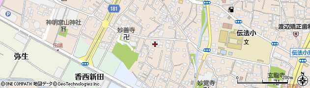 静岡県富士市伝法1486周辺の地図