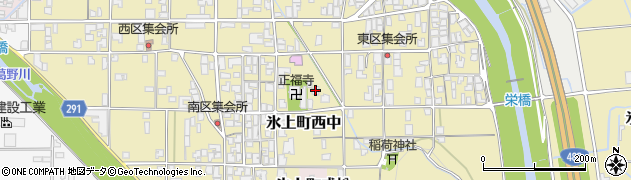 兵庫県丹波市氷上町西中116周辺の地図