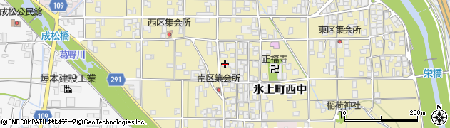 兵庫県丹波市氷上町西中427周辺の地図