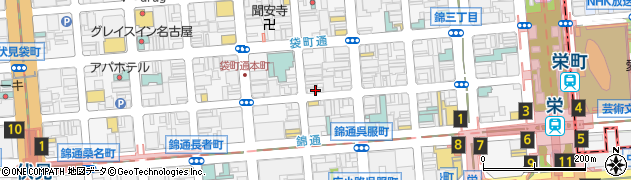 愛知県名古屋市中区錦3丁目12-25周辺の地図