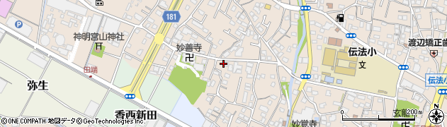 静岡県富士市伝法1485周辺の地図