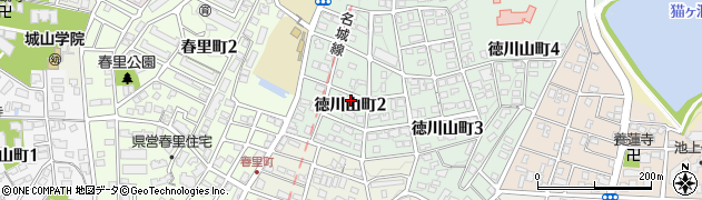 愛知県名古屋市千種区徳川山町2丁目周辺の地図