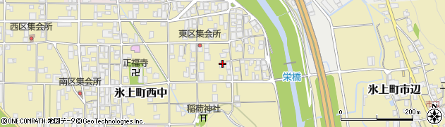 兵庫県丹波市氷上町西中90周辺の地図