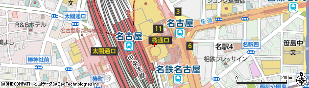 ハンズ名古屋店周辺の地図