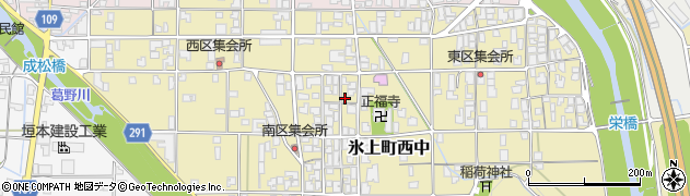 兵庫県丹波市氷上町西中258周辺の地図