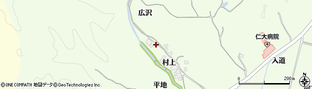 愛知県豊田市猿投町村上23周辺の地図