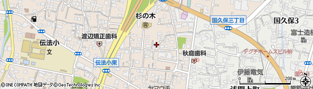 静岡県富士市伝法2843周辺の地図