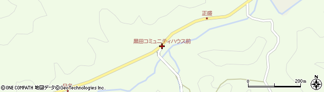 黒田コミュニティハウス前周辺の地図