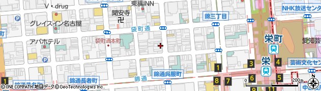 愛知県名古屋市中区錦3丁目12-15周辺の地図