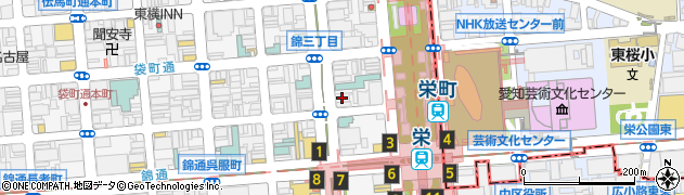 キンコーズ・ジャパン　栄店周辺の地図
