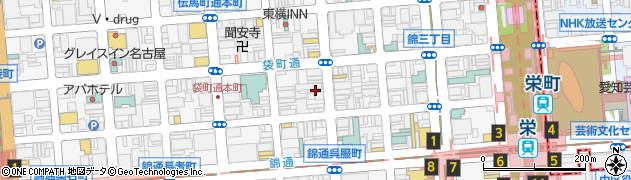愛知県名古屋市中区錦3丁目12-14周辺の地図