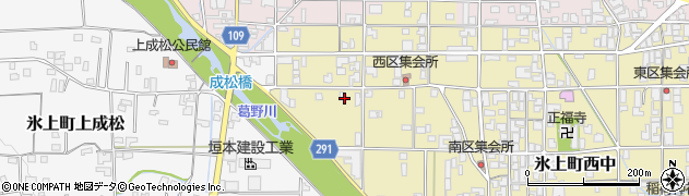 兵庫県丹波市氷上町西中400周辺の地図