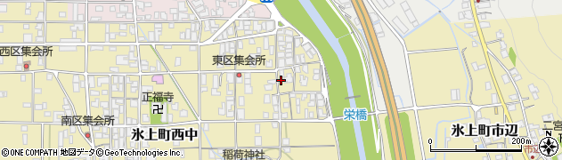 兵庫県丹波市氷上町西中87周辺の地図