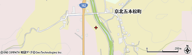 京都府京都市右京区京北五本松町上川原周辺の地図