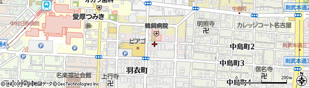 愛知県名古屋市中村区寿町周辺の地図
