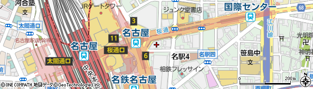 アイレクス・ザ・クラブ名駅周辺の地図