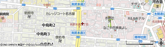 市道名古屋環状線周辺の地図