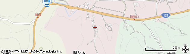 愛知県豊田市大井町（黒岩）周辺の地図
