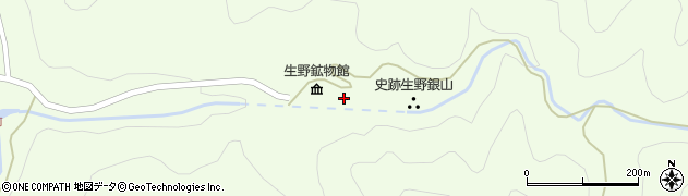 生野銀山周辺の地図