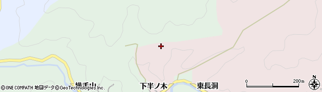 愛知県豊田市西樫尾町（下半ノ木）周辺の地図