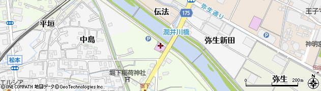 静岡県富士市長通周辺の地図