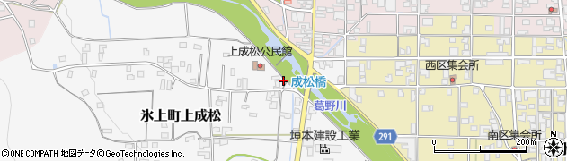 兵庫県丹波市氷上町上成松199周辺の地図