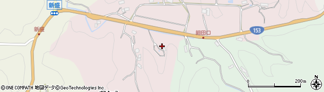 愛知県豊田市大井町ミコガ入周辺の地図
