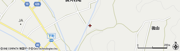 愛知県北設楽郡設楽町津具西寺屋敷周辺の地図
