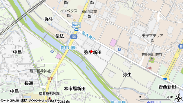 〒417-0065 静岡県富士市弥生新田の地図