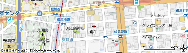 モリタニ・ダイキン株式会社　名古屋支店周辺の地図