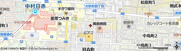 愛知県名古屋市中村区日吉町周辺の地図