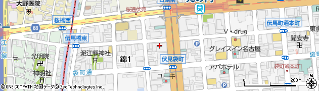 イトーピアシステムサービス株式会社　名古屋支店防災センター　夜間用周辺の地図