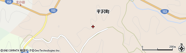 愛知県豊田市平沢町長クゴ周辺の地図